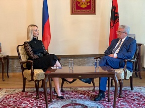 Intervista e Ambasadorit Rus në Shqipëri z. Mikhail Afanasiev për emisionin “Vizioni i pasditës”, Vizion Plus, 5 shkurt 2021