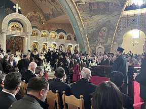 Об участии в траурных мероприятиях в связи с кончиной Архиепископа Албанской Автокефальной Православной Церкви Анастасия